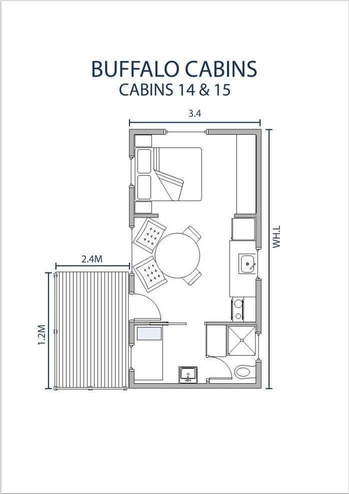Buffalo Cabins floor plan