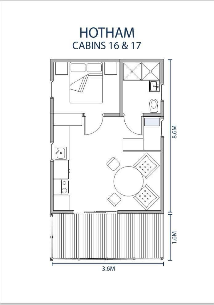 Hotham Cabins floor plan